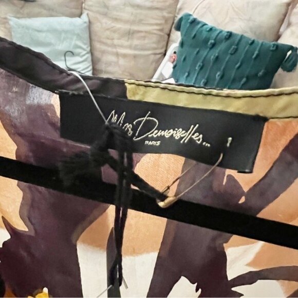 Mes Demoiselles Women’s Draped Silk Blouse - Size Small - Picture 14 of 14